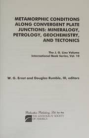 Tapa de Metamorphic conditions along convergent plate junctions