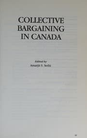 Tapa de Collective bargaining in Canada