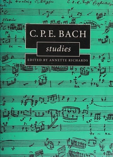 Tapa de C.P.E. Bach studies