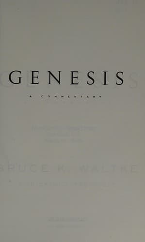 Tapa de Genesis