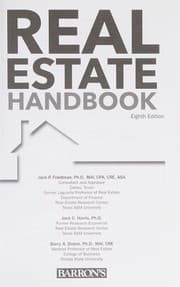 Tapa de Real estate handbook