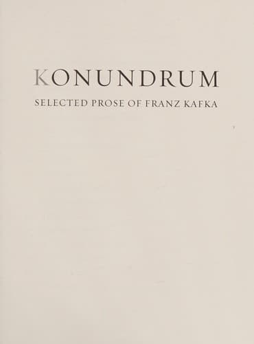 Tapa de Konundrum