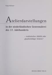 Tapa de Atelierdarstellungen in der niederl andischen Genremalerei des 17. Jahrhunderts