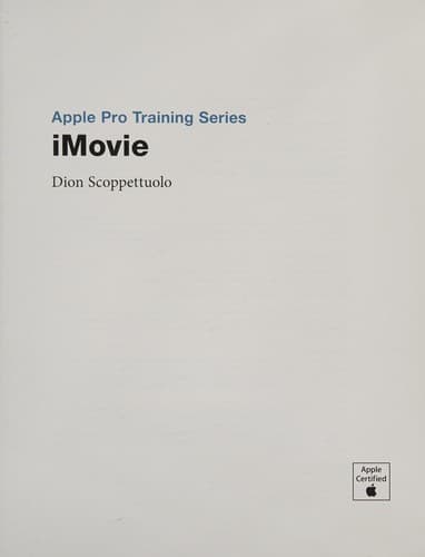 Tapa de Apple Pro Training Series