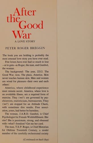 Tapa de After the good war