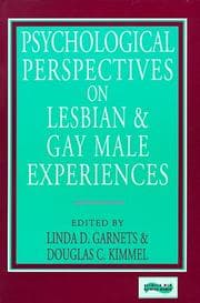 Tapa de Psychological perspectives on lesbian and gay male experiences