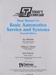 Tapa de Basic automotive service and systems