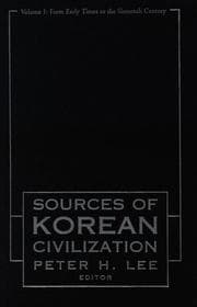 Tapa de Sourcebook of Korean Civilization, Vol. 1