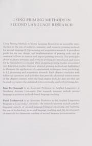 Tapa de Psycholinguistics and Second Language Acquisition