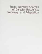 Tapa de Social Network Analysis of Disaster Response, Recovery, and Adaptation