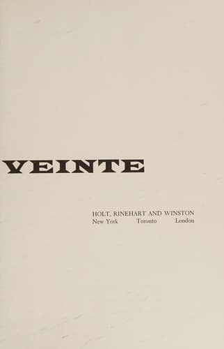 Tapa de Siglo veinte
