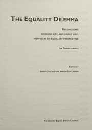 Tapa de The equality dilemma