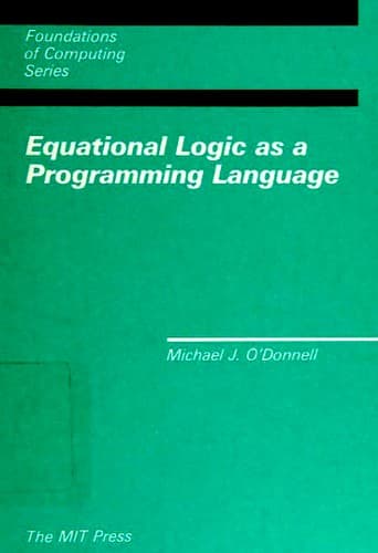 Tapa de Equational logic as a programming language