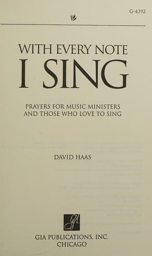Tapa de With every note I sing