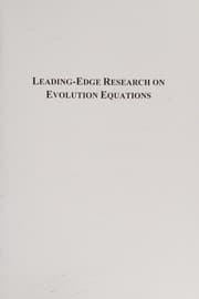Tapa de Leading-edge research on evolution equations