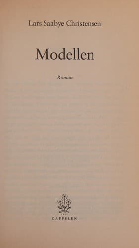 Tapa de Modellen