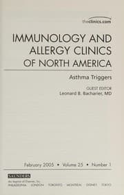 Tapa de Asthma Triggers, An Issue of Immunology and Allergy Clinics
