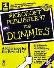 Tapa de Microsoft Publisher 97 for dummies
