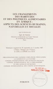 Tapa de Les Changements des habitudes et des politiques alimentaires en Afrique