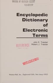 Tapa de Encyclopedic Dictionary of Electronic Terms