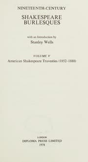 Tapa de Nineteenth-century Shakespeare burlesques