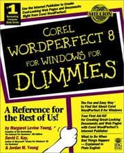 Tapa de WordPerfect 8 for Windows for dummies