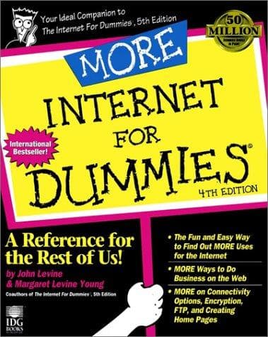 Tapa de More Internet for dummies