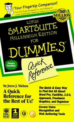 Tapa de Lotus SmartSuite millennium edition for dummies