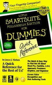 Tapa de Lotus SmartSuite millennium edition for dummies