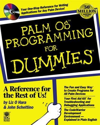 Tapa de Palm OS programming for dummies