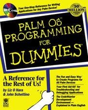 Tapa de Palm OS programming for dummies