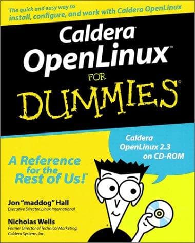 Tapa de Caldera OpenLinux for dummies