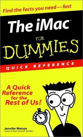 Tapa de iMac for dummies quick reference