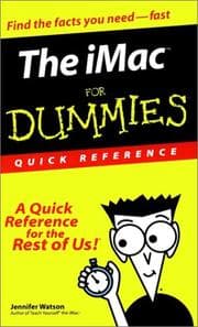 Tapa de iMac for dummies quick reference