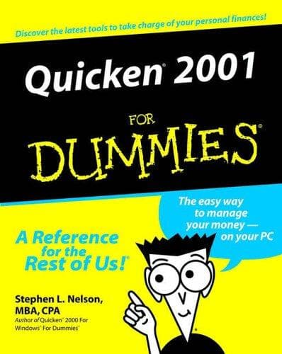 Tapa de Quicken 2001 for dummies