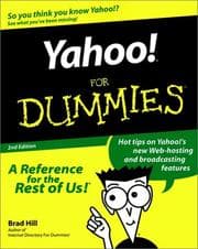 Tapa de Yahoo! for dummies