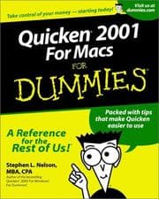 Tapa de Quicken 2001 for Macs for Dummies