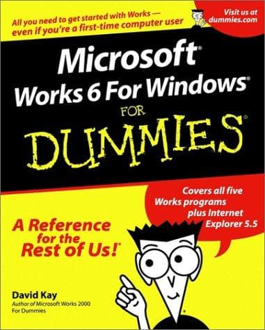 Tapa de Microsoft Works 6 for Windows for Dummies