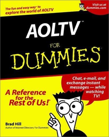 Tapa de AOLTV for Dummies