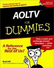 Tapa de AOLTV for Dummies