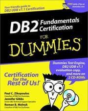 Tapa de DB2 fundamentals certification for dummies
