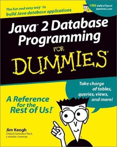 Tapa de Java 2 database programming for dummies