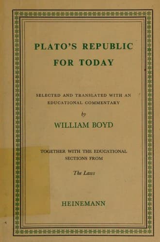 Tapa de Plato's Republic for today