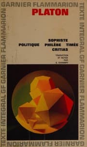 Tapa de Sophiste, Politique, Philèbe, Timée, Critias