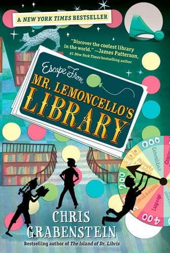 Tapa de Escape from Mr Lemoncello's Library