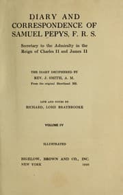 Tapa de Diary and correspondence of samuel pepys f.r.s.