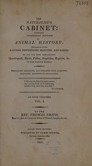 Tapa de The naturalist's cabinet