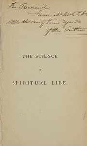 Tapa de The science of spiritual life