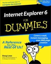 Tapa de Internet Explorer 6 for dummies