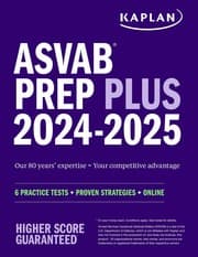 Tapa de ASVAB Prep Plus 2024-2025